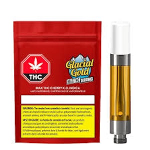 Glacial Gold - MAX THC CHERRY K.O. INDICA VAPE - 1.2