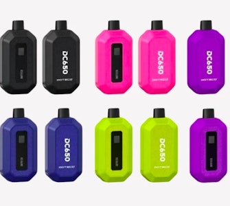 Headsworld  - DC650 Hidden Dual Cartridges Oled Battery - Individual - Pink