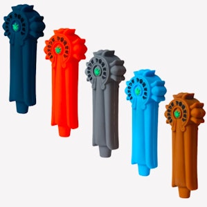 Headsworld  - Start Wars Silicone and Glass Hand Pipe 4" - Blue