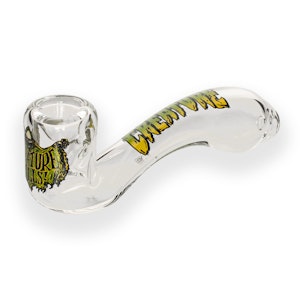 Green Leaf Sales - 5.5" Reaper Kills Sherlock Hand Glass Pipe
