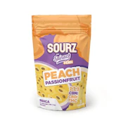 SOURZ - Peach Passionfruit 1:1:1 CBN:CBD:THC 5pk Soft Chews
