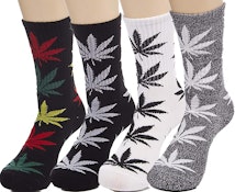 Marijuana Leaf Socks - One size - Assorted