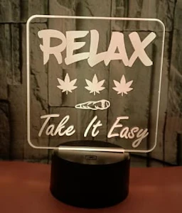 One Wholesale - Relax Take it Easy 3D Night Light