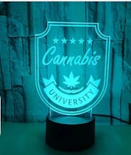 Cannabis University 3D Night Light