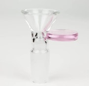 777 Smoke 14mm Pink Handle Bowl
