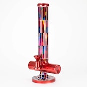 15.5" Mosaic Glass Bong with Inline Diffuser and Tree Arm Percolator