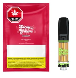 Sticky Greens - Sticky Greens | Red Razzleberry Liquid Diamond Blend Cartridge | 1 g