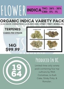 1964 - 14G - 1964 - INDICA VARIETY PACK LTO