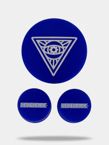 West Coast Gifts - Red Eye Glass Black Silicone Water Pipe Cleaning Caps - Purple Red Eye Glass Silicone Water Pipe Cleaning Caps