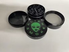 Alien Smoke 4piece Zinc Grinder