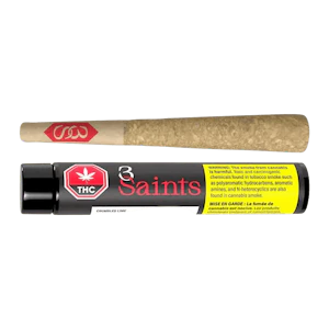 3Saints - Crumbled Lime Hash Infused Pre-Roll - 0.6g