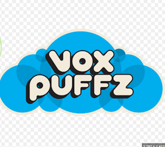 VoxPuffz - Blueberry Pom Pom 1.2g Prefilled Vape Cartridge