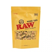 RAW Wide pre-rolled tips 180pcs