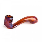 Red Eye Glass Sherlock Pipe 5.5"