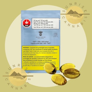 Kinloch Wellness - SOFTGELS CBZ - CBN+CBD- KINLOCH WELLNESS - 4PACK