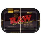 Raw - Black Rolling Tray 11" x 7"