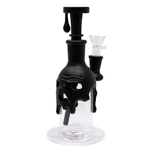 Maple Craft - Black Woodpecker  Silicone Bong - 8 Inches