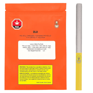 OHJA - Lemon Mintz 10 x 0.35 g Pre-Rolls