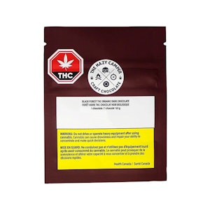 THE HAZY CAMPER - Organic THC Dark Chocolate 1 x 10mg THC