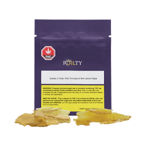 ROILTY - Shatter 2 Pack: Pink Princess 0.5g & Roil Lemon Haze 0.5g Shatter