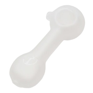 Tree Glass - 4" Tree Glass Flat Mouthpiece Pipe - Frosted