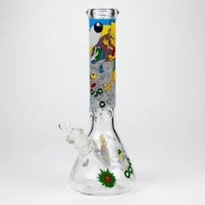 MBC - 14" SD Cartoon 9mm glass water bong Design C
