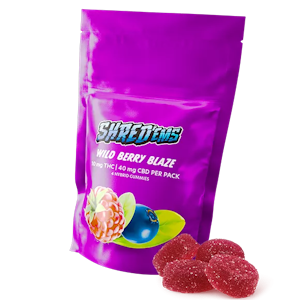 Shred'Ems - Wild Berry Blaze 4x4.5g 4:1 Gummies