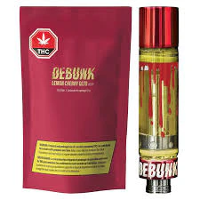 DEBUNK - Debunk Lemon Cherry GLTO Hybrid 1g Prefilled Vape Cartridge Main Image