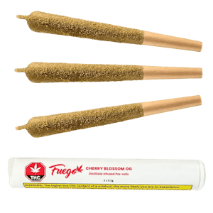 FUEGO - Fuego  Cherry Blossom OG 3 x 0.5g Infused Pre-Rolls