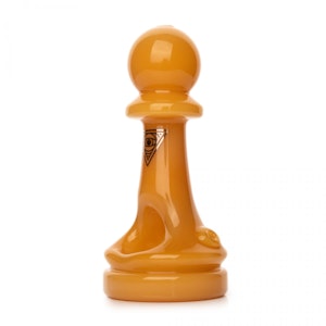 Red Eye Glass - 4.75" Pawn Hand Pipe Jade Yellow