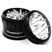 SharpStone V2 Clear Top 4 Piece Grinder (Black)