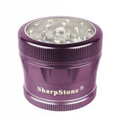 SharpStone V2 Clear Top 4 Piece Grinder (Purple)