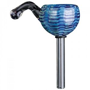 Red Eye Glass - Red Eye Glass 12mm Jumbo Mushroom  Handle Pull-Out