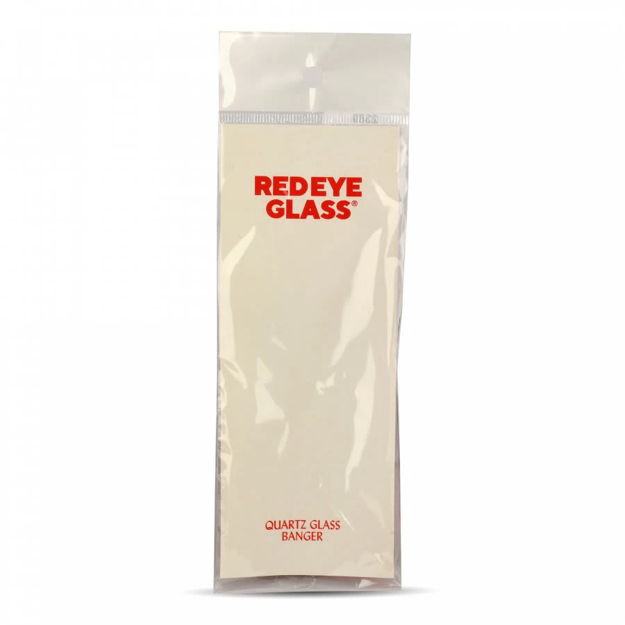 RED EYE TEK GLASS - Red Eye Glass Quartz 14mm Female 90 Degree Banger W/Beveled Edge Main Image