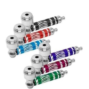 Smoke Arsenal - 3" Diamond Cut Metal Hand Pipe