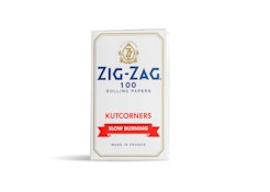 Zig Zag Slow burning White Papers Kutcorners - 100 Pack