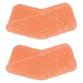 Peach 10 THC : 10 CBD Gummies 2 Pack Soft Chews