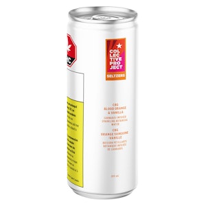 Collective Project - CBG Blood Orange & Vanilla Sparkling Botanical Water 355ml Beverages