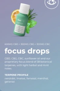 Canadian Clinical Cannabinoids INC - Focus Drops 30ml CBD:CBC:CBG