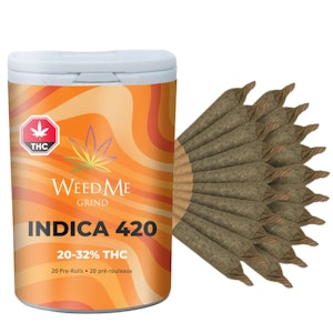 Weed Me Grind - Weed Me Grind INDICA 420 Pre-Roll 20x0.4g