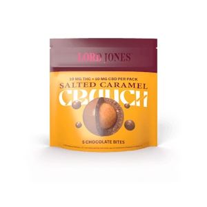 Lord Jones - Lord Jones Chocolate Fusions Salted Caramel Crunch 1:1 THC|CBD Chocolates