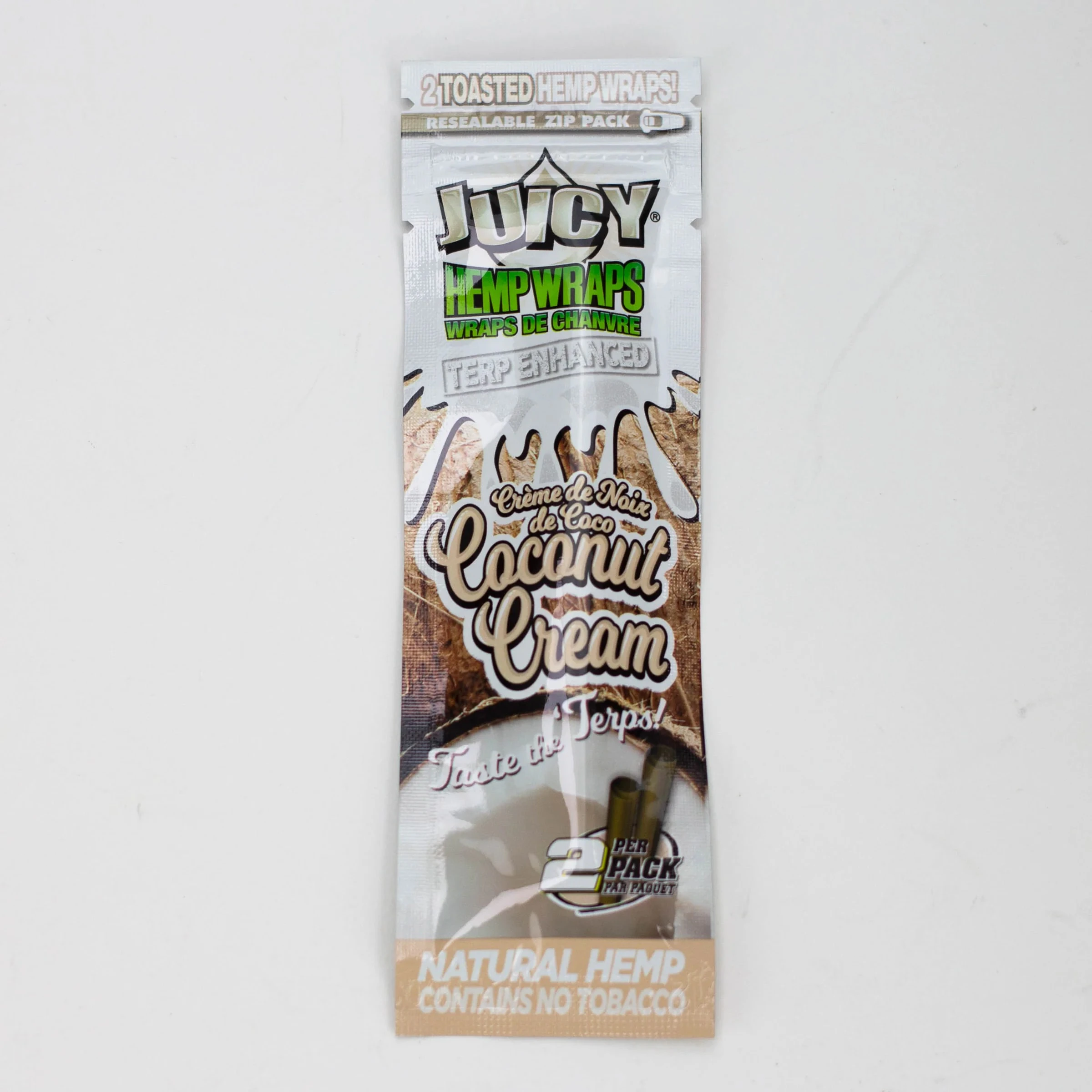 Juicy Jays - Juicy Jay's TERP Enhanced Hemp Wraps - Coconut Cream Main Image