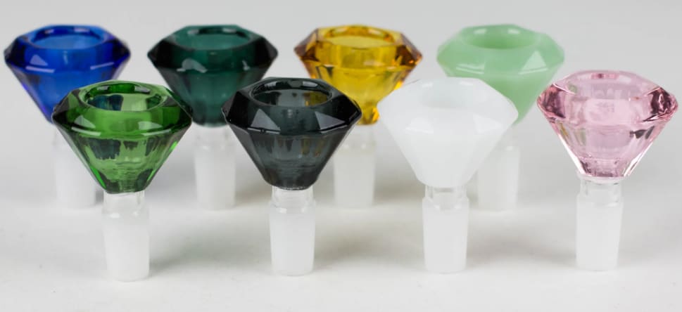 Diamond Shaped Glass bowl 14mm