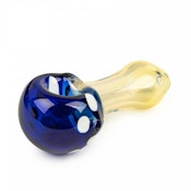 Red Eye Glass 3" West Coast Blue Mushroom Hand Pipe