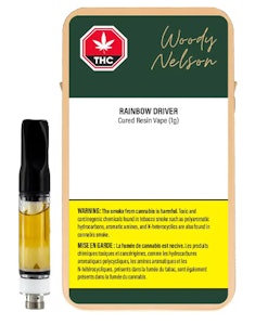Woody Nelson - RAINBOW DRIVER VAPE 1G