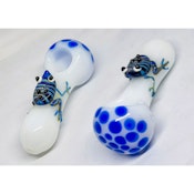 4" Cute Frog Glass Pipe