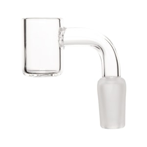 Infyniti Scales Inc. - QUARTZ BANGER 14MM SINGLE WALL 90DEGREE BANGER W/HANDEL14MM