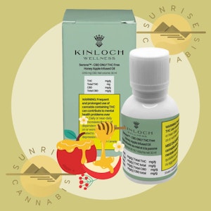 Kinloch Wellness - SERENE CBD HONEY APPLE INFUSED OIL - KINLOCH (DFG) - 30ML