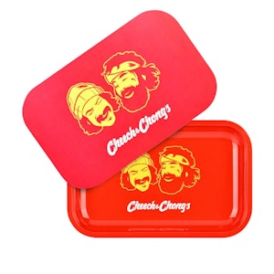 Smoke Arsenal - Rolling Tray w/ Lid - Medium - Cheech & Chong Faces