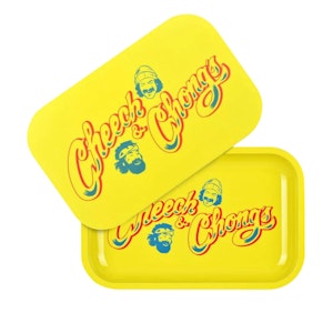 Smoke Arsenal - Rolling Tray w/ Lid Combo - Medium - Cheech & Chong Yellow